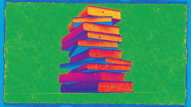 stack of books